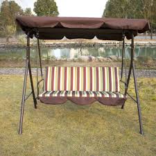 Swing Chair 3person Steel Outdoor