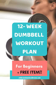 12 week dumbbell workout plan white