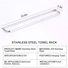 See more ideas about towel storage, bath towel storage, bathroom decor. Honphier Towel Shelf Towel Rack Sus304 Stainless Steel Towel Storage Holder Smooth Rounded Corner Wall Mounted Bath Towel Rail Bar For Bathroom Kitchen Single Bar Home Garden Store Home Kitchen