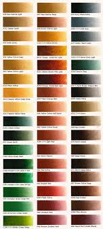 Master U S Touch Acrylic Paint Color Chart