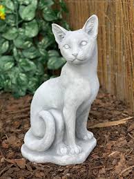 Buy Solid Cat Figure Concrete Cat Cat