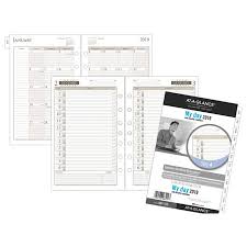At A Glance Day Runner 1 Page Per Day Planner Refill Size 4 Daily Planner