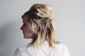 Bringing all the hair tresses together at the centre and then forming a bun with twisting them. Four Styles For Short Hair A Beautiful Mess