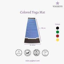 organic cotton colored yoga mat yogikuti