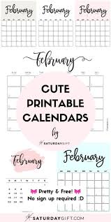 And, because our calendar is a.pdf file, you are able to edit it based on your personal preferences. Cute Free Printable February 2022 Calendar Saturdaygift