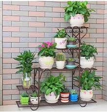 Black Wrought Iron Garden Plant Pot Stands