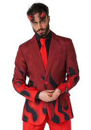 suitmeister devil red suit for men