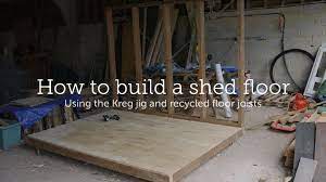 how to make a shed floor strong and durable