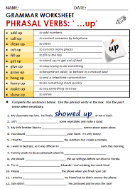 Phrasal Verbs With Up All Things Grammar