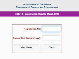 tn hsc result 2023 how to check hse