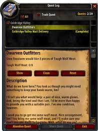 Sep 03, 2019 · addons are an important part of wow classic's gameplay, demonstrating the dedication and passion of the community to the game. Pfquest Shaguaddons