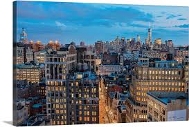 Lower Manhattan At Twilight New York