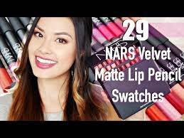 29 nars velvet matte lip pencil