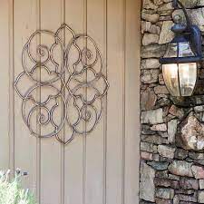 Taza Metal Wall Outdoor Decor Bronze