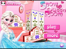 frozen elsa games snow queen room fun