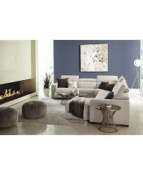 Furniture Nevio Fabric Sectional Sofa