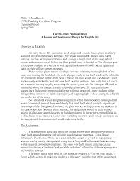Example Proposal Essay Example Of A Proposal Business Proposal 