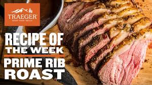 Prime rib, also referred to as standing rib roast, is a beautiful piece of meat. Traeger Prime Rib Roast Recipe Traeger Grills Youtube