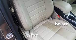 how to clean leather car seats at home