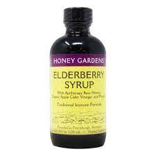 honey gardens elderberry syrup 4 fl