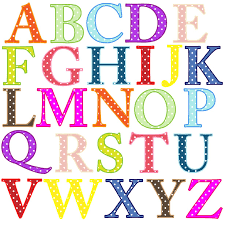 alphabet letters clip art free stock