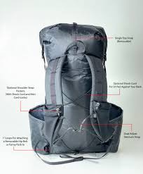 20l curve frameless ultralight backpack