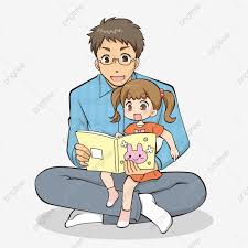 ความรักของพ่อวันพ่อวันพ่อมีความสุขมาก, หนังสือ, การ์ตูนวาดมือพ่อกับลูกสาว  หนังสืออ่าน, ความรักแบบพ่อภาพ PNG และ เวกเตอร์ สำหรับการดาวน์โหลดฟรี
