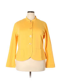 Details About Coldwater Creek Women Yellow Jacket 1 X Plus