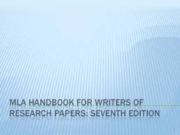 Amazon com Mla Handbook for Writers of Research Papers MLA Handbook for  Writers of Research Papers Amazon com