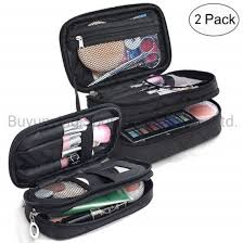 small makeup bag and large cosmetic bag