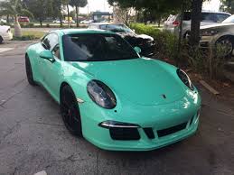Mint Green Porsche Colors
