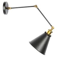 Swing Arm Wall Sconce Light Lamp Shade