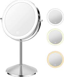 zell lighted makeup mirror with