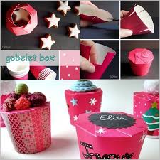 diy paper cup gift box