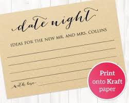 Date Night Jar Wedding Templates And Printables
