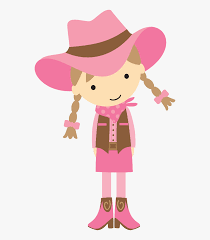 Cowgirl Clipart Western Party - Cute Cowgirl Clipart, HD Png Download ,  Transparent Png Image - PNGitem