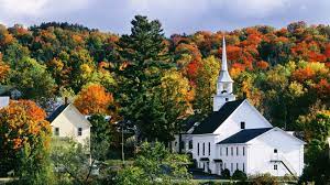 Autumn in New England, Vermont ...