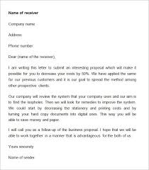 Business Proposal Letter Doc Useful Document Samples Business