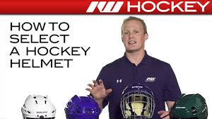 how to select a hockey helmet you