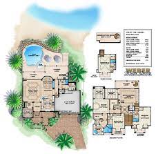 Beach House Plan 3 Story Tropical