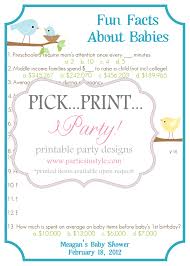 Jul 13, 2021 · the baby trivia questions below cover many topics which will definitely make it into a fun baby shower game. Baby Shower Game Fun Facts About Babies Trivia Printable Diy On Luulla