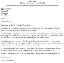 Receptionist Cover Letter Example Forumslearnist For    Wonderful    
