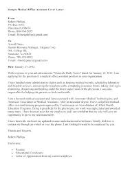 Sample Medical Assistant Cover Letter Entry Level Free Example
