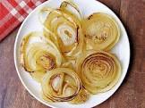baked onion slices