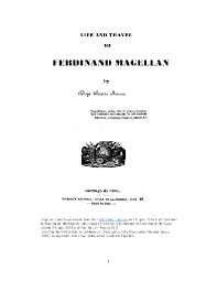 Doc Life And Travel Of Ferdinand Magellan Dominador N