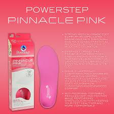 Amazon Com Powerstep Pinnacle Pink Full Length Orthotic