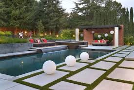 Inground pool water features with contemporary pool and. Cool Swimming Pool Water Feature Ideas Pool Research