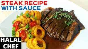 steak recipe with steak pepper sauce