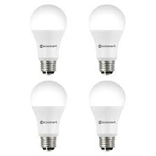 Ecosmart 40 60 100 Watt Equivalent A19 Energy Star 3 Way Led Light Bulb Daylight 4 Pack A7a19a100wesp02 The Home Depot