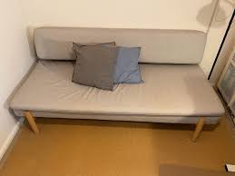 ikea couch ypperlig grauer stoff